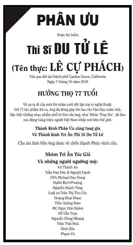 PU Du Tu Le (Vu Thanh An) 14p