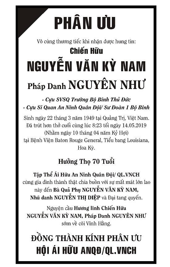 PU Nguyen Van Ky Nam (ANQD) 14p
