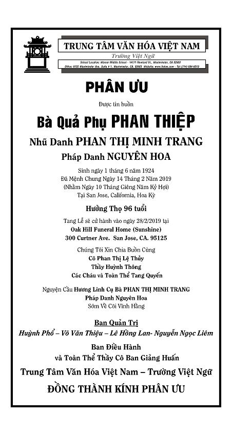 PU Ba Phan Thiep (TTVHVN) 1P